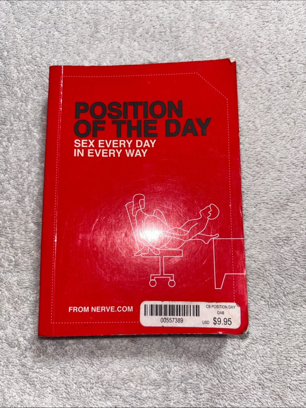 Source Unknown Red "Position of the Day" Card Game